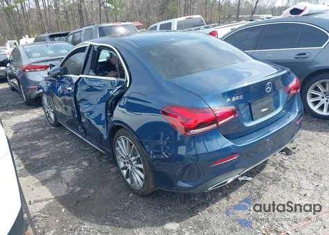 2022 Mercedes-Benz A 220 from USA, damaged, VIN W1K3G4EB5NJ355604